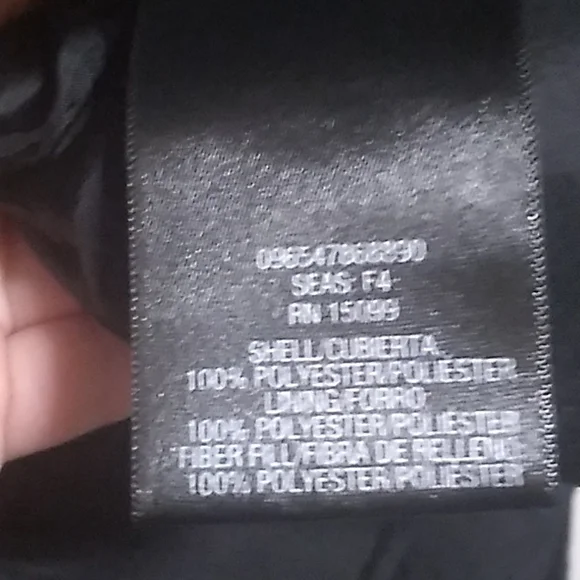 Black women's coat. - Picture 4 of 4